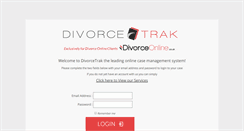 Desktop Screenshot of divorcetrak.com